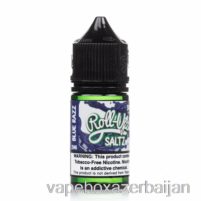 Vape Azerbaijan Blue Raspberry - Juice Roll-Upz SALT - 30mL 25mg